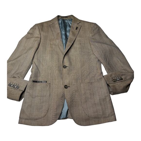 Giovani G. Gentile Unique Made in Italy Suit Blazer Sport Coat Twill Jacket 36R - Picture 1 of 13